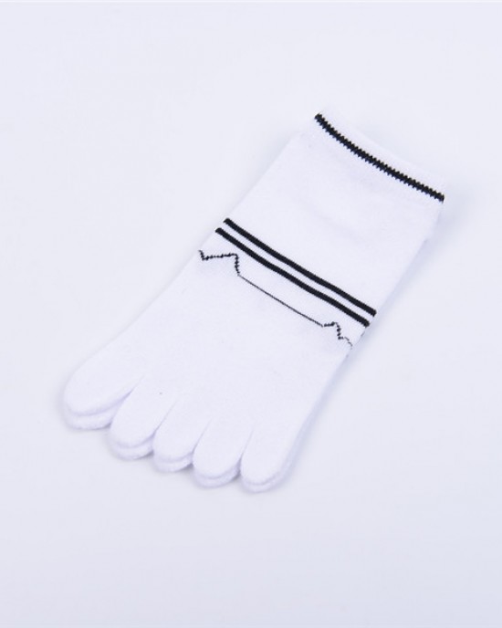 Men Summer Cotton Causal Short Socks Deodorant Sweat Five Toe Socks