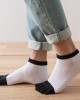 Mens Cotton Mesh Breathable Invisible Toe Socks Soft Low  Cut No Show Ankle Sock