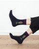 Mens Cotton Middle Tube Socks Breathable Heavy Duty Reinforced Crew Socks