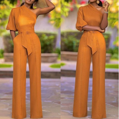 high waist jumpsuit long pants HF0702-03-03 high waist jumpsuit long pants HF0702-03-03