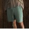 Casual cropped pants, breathable and loose fitting straight leg shorts HF2904-01-01