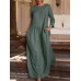 solid color temperament dress HF2208-04-03 solid color temperament dress HF2208-04-03