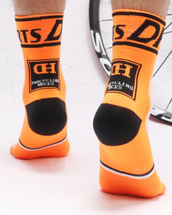 DH Sports Mens Womens Cycling Cushion Crew Sock Outdoor Anti Skid Deodorization Warm Socks